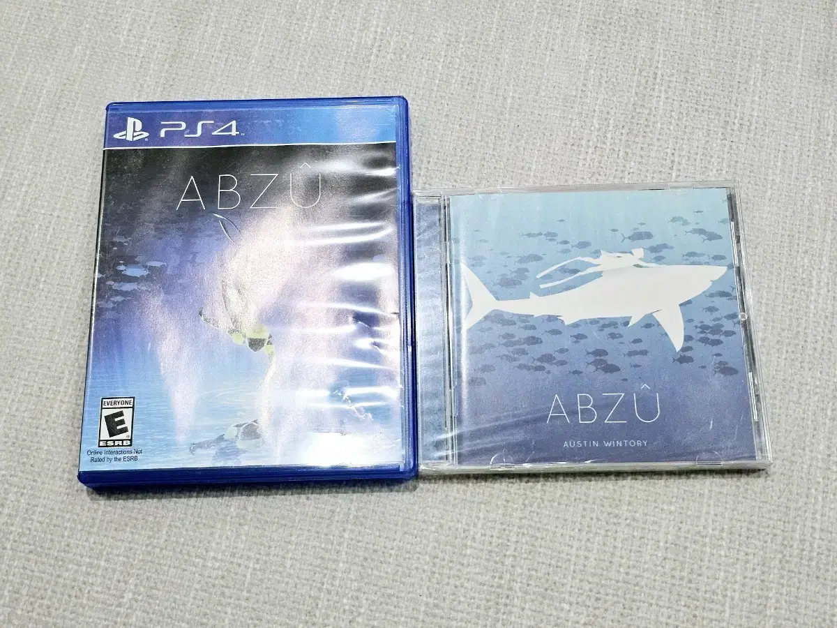 플스4 ps4 압주 abzu 타이틀 cd 앨범 굿즈